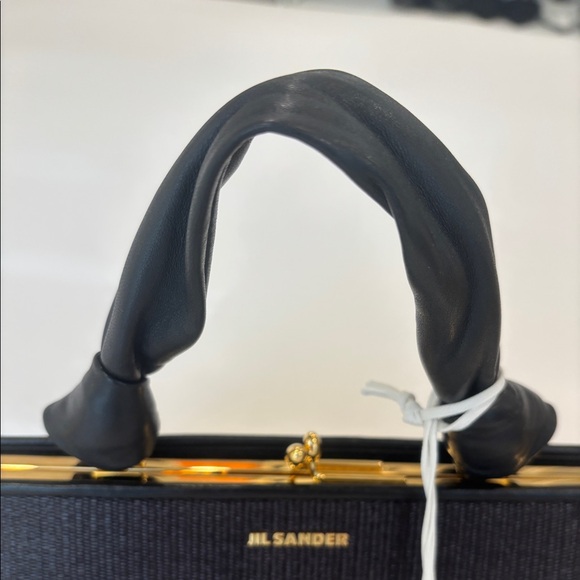 NWT Jil Sander rafia goji tote bag size small. - Picture 2 of 7